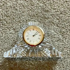 Tyrone  crystal clock working NEW battery